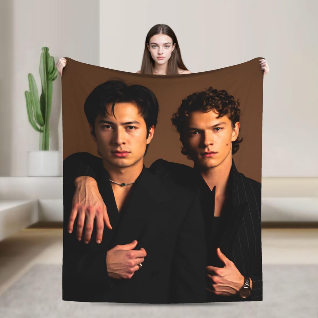 Heated Rivalry Flannel Blankets Warm Soft Throw Blanket for Living Room Travel Street Trend Bedspread Sofa Bed Cover