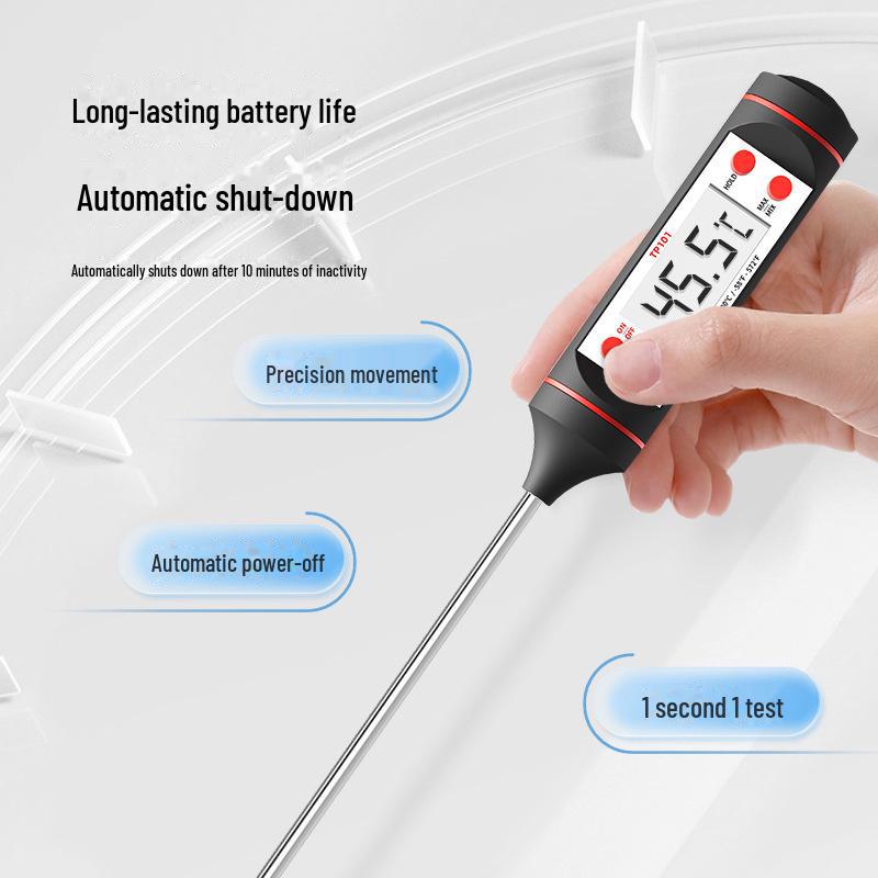 Цифровой кухонный термометр для еды, воды, масла, молока и выпечки с электронным зондом