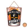 [R2119] - 'Whiskey' Shaped Wooden Plaque (Jack Said Serve Us a Whiskey! ) - 20. 5x16cm
