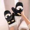 Thermal Snow Mittens Plush Winter Gloves Cute Capybara Gloves  Women Kids