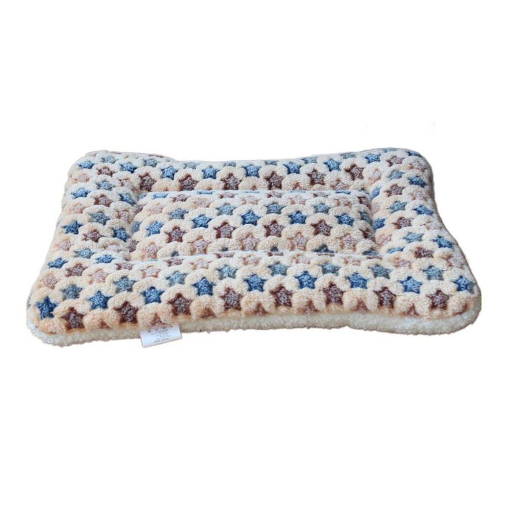 Soft Flannel Pet Mat Flannel Dog Blanket Mat Cat Cover Blanket Dog Thicken Sleeping Mat  Winter