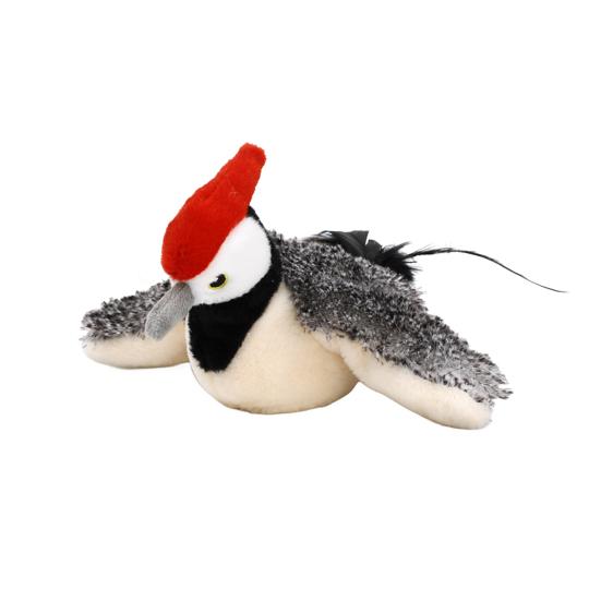 Игрушка для кошек «хлопающая птица» Интерактивная щебечущая хлопающая крыльями плюшевая птица с кошачьей мятой, перезаряжаемая через USB, активируемая с помощью прикосновения, имитация игрушки для кошек «птица»