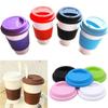 Tea Coffee Sealing Lid Caps Silicone Insulation Leakproof Cup Heat Resistant Anti-Dust Mug Cover Home Supplies Kitchen