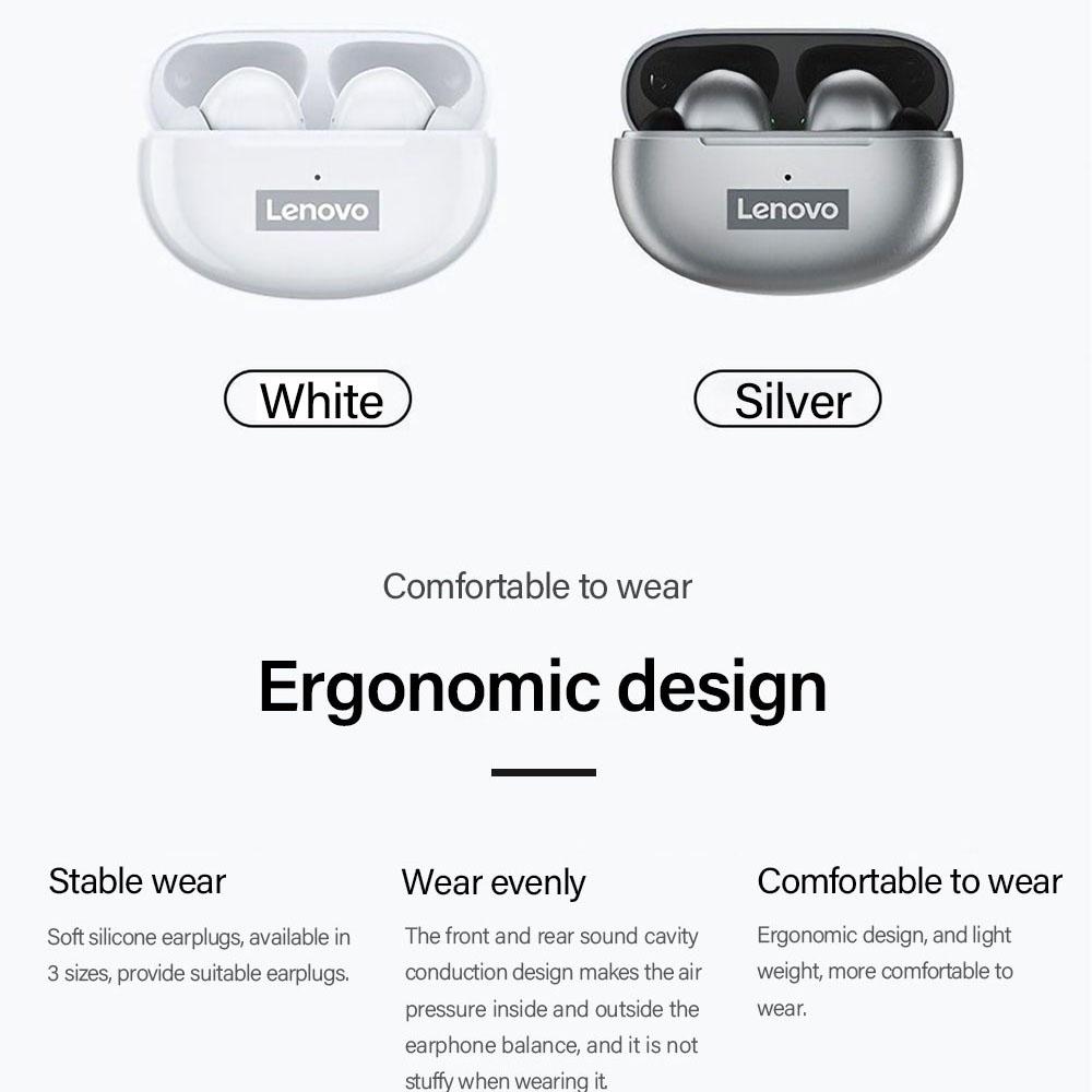 Lenovo LP5 Мини Bluetooth наушники 9D стерео водонепроницаемые беспроводные наушники для iPhone 13 Xiaomi Bluetooth наушники с микрофоном