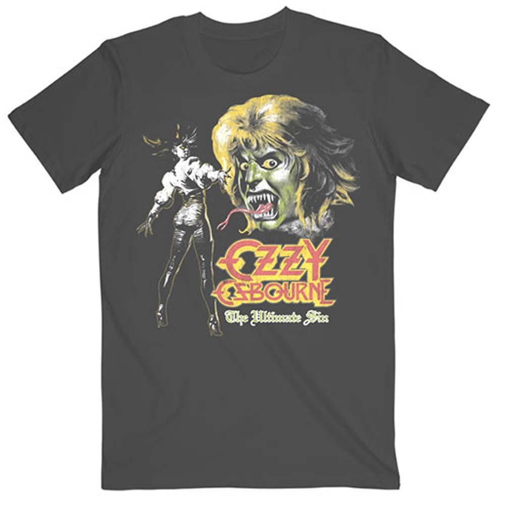 Men's Ozzy Osbourne Ultimate Remix (Back Print) Slim Fit T-shirt X-Large