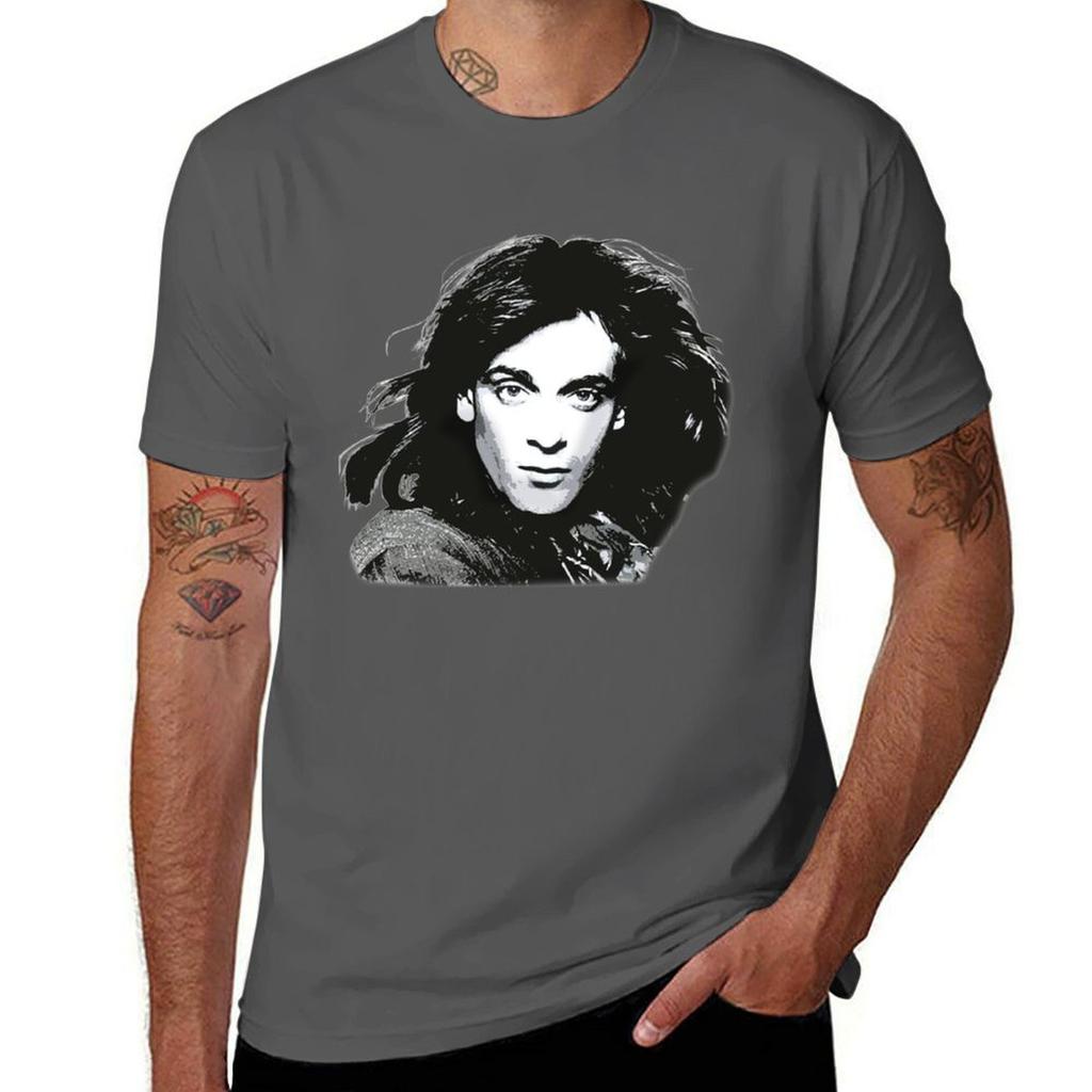 Eddie Money Drawing Tshirt Art Pattern Printed Casual Top