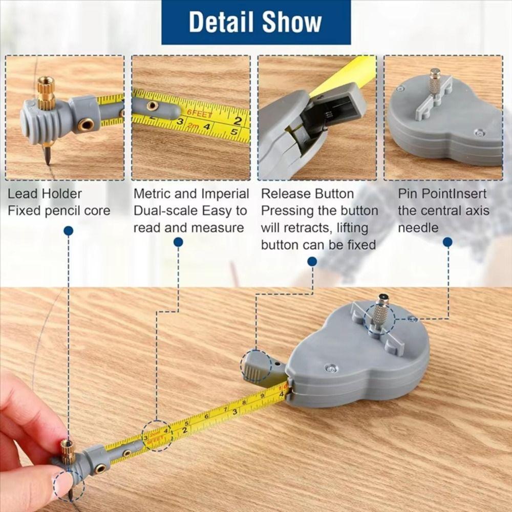 Linear Measurement Architectural Drawing Compass Measuring Ruler  DIY Enthusiasts