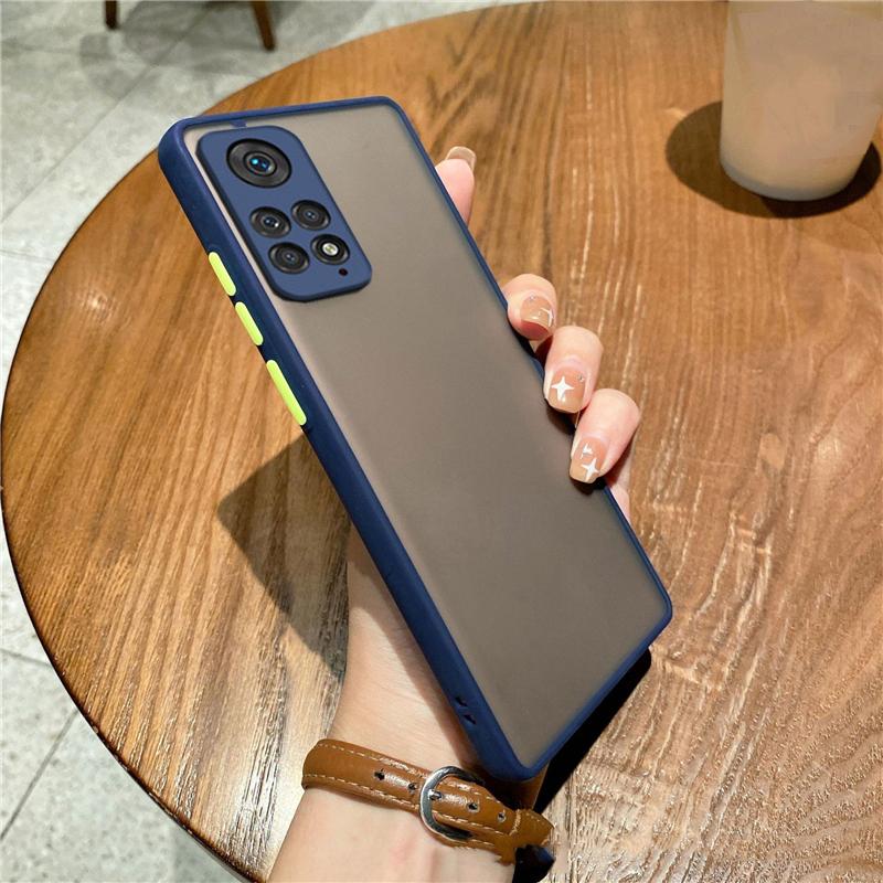 Матовый полупрозрачный жесткий силиконовый чехол для телефона Xiaomi Redmi Note 11 10 9 Pro 11S A1 10C 9T Poco C40 X4 X3 NFC M3 M4 Pro 4G 5G задняя крышка
