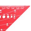 6.6 Inch Size 3D Multi-Angle Measuring Ruler T-Type Carpenter Square  Woodworking and Engineering