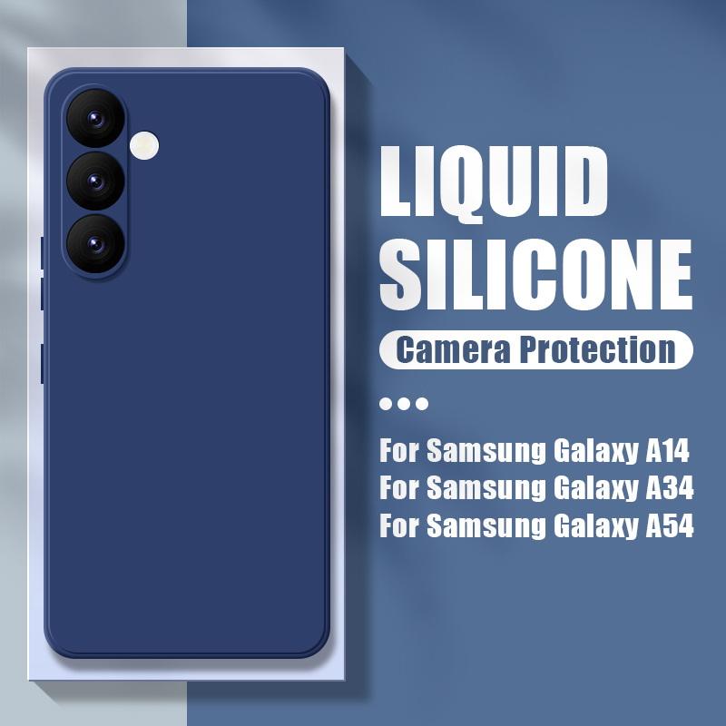 Liquid Silicone Rubber Shockproof Back Case For Samsung Galaxy S25 Ultra S24 FE S23 S22 S21 FE A56 A36 A55 A16 A15 A06 A35 A25 A54 5G