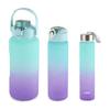 Large Water Bottle Set Of 3 Leakproof BPA-Free Design Ergonomic Lightweight Build With Intake Tracker And Ice-Friendly Mouth