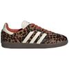 adidas Samba OG Cheetah Pack - любимые красные женские кроссовки коричневого цвета с черным кремовым и белым JI2734