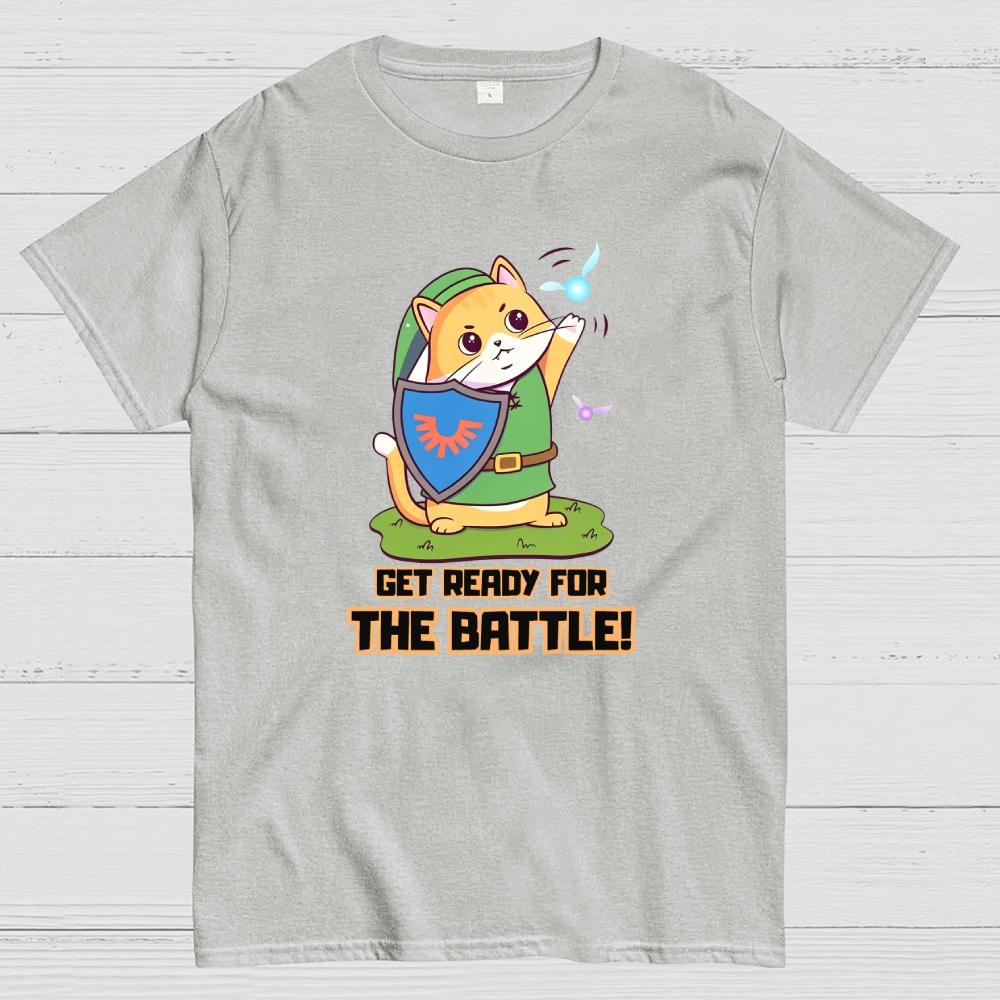 Get Ready For The Battle! Cat Cotton Casual Cool Loose T-Shirt