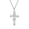 S925 Silver Cross Choker Necklace for Women - European & American Style Fashion Design