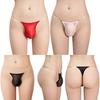 Мужские прозрачные сексуальные стринги, трусики, нижнее белье, стринги с прозрачным ремешком, низкая посадка, V-образный вырез, Т-образная спинка, танга