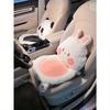 Cozy Up Your Car with 1pc Cute Ladies' Winter Car Seat Cushion Plush, Heated, Neck Pillow and Lumbar Support Keeping You Warm During Winter Drives