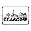 Glasgow Great Britain Skyl Metal Sign Designs Poster Wall Decor Funny PaintingTin Sign Poster
