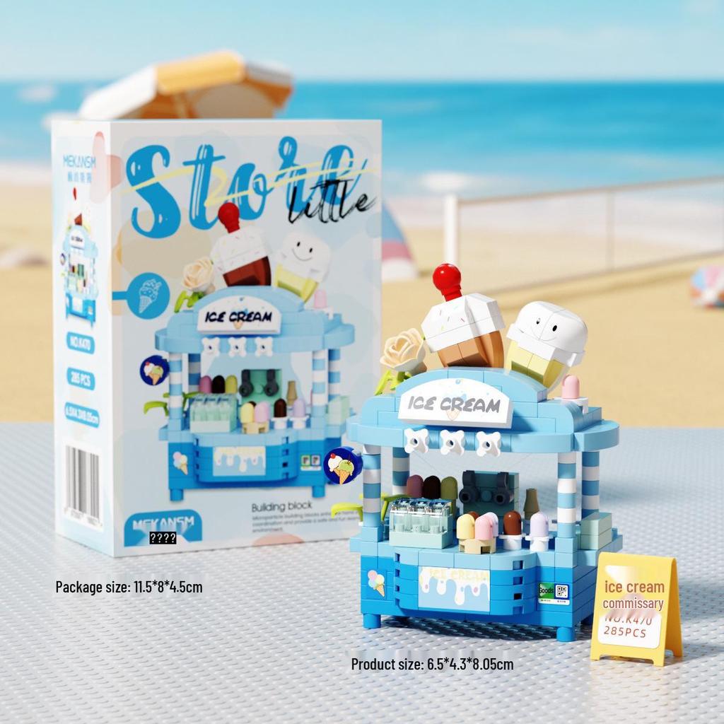 Compatible Lelele Travel RV Building Blocks Educational Toy for Children