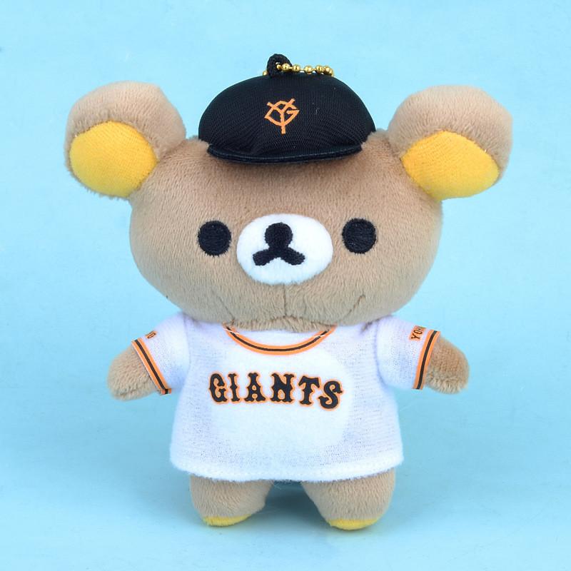 Плюшевый брелок Рилаккума, мультяшная игрушка, мягкая кукла-животное, украшение, детский подарок