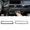 Car Center Console Air Conditioning Vent Cover Frame Trim Sticker For BMW 5 Series F10 2011-2017 Auto Accessories