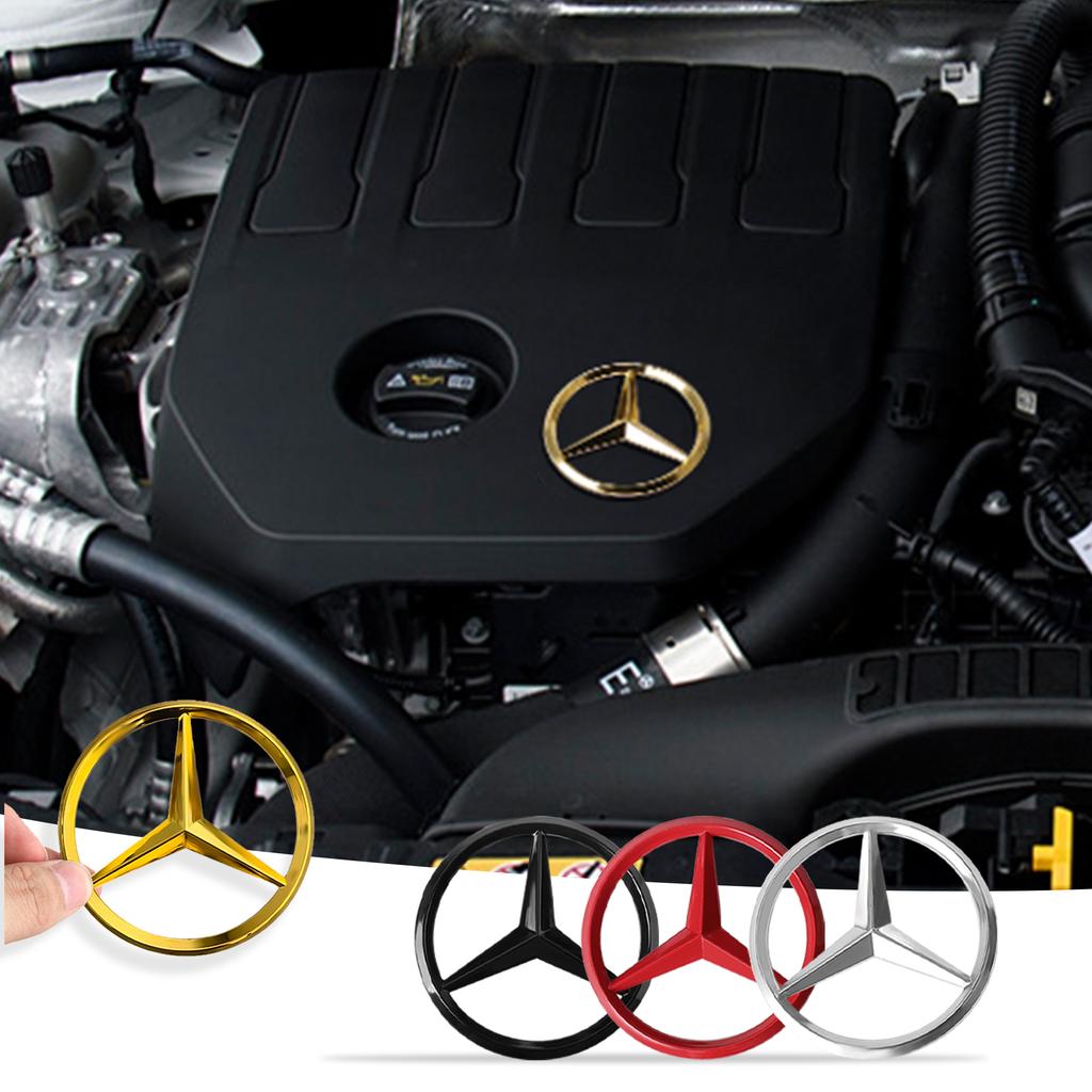 3D Metal Car Bonnet Logo Sticker Hood Decal For Mercedes Benz W204 W211 Amg W177 GLC GLK CLA GLA W211 W212 W213 C63 E300 W176
