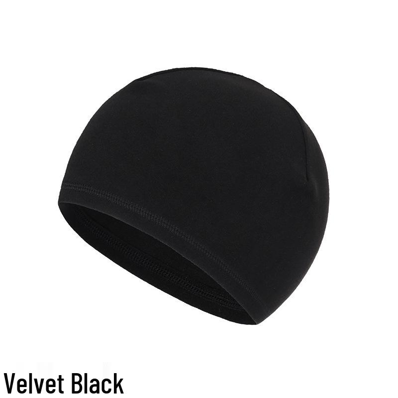Теплая катионная шапка-бини на флисовой подкладке для осенне-зимнего сезона, для велоспорта на открытом воздухе, катания на лыжах и альпинизма
