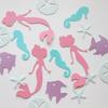 New 100pcs/set Confetti Mermaid Shape Beach Theme Party Table Scatter Paper Scrap