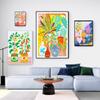 House Plants Painting Botanical Art Posters Wall Art Canvas Prints Vegetable Wall Pictures for Living Room Bathroom Home Decor No Frame