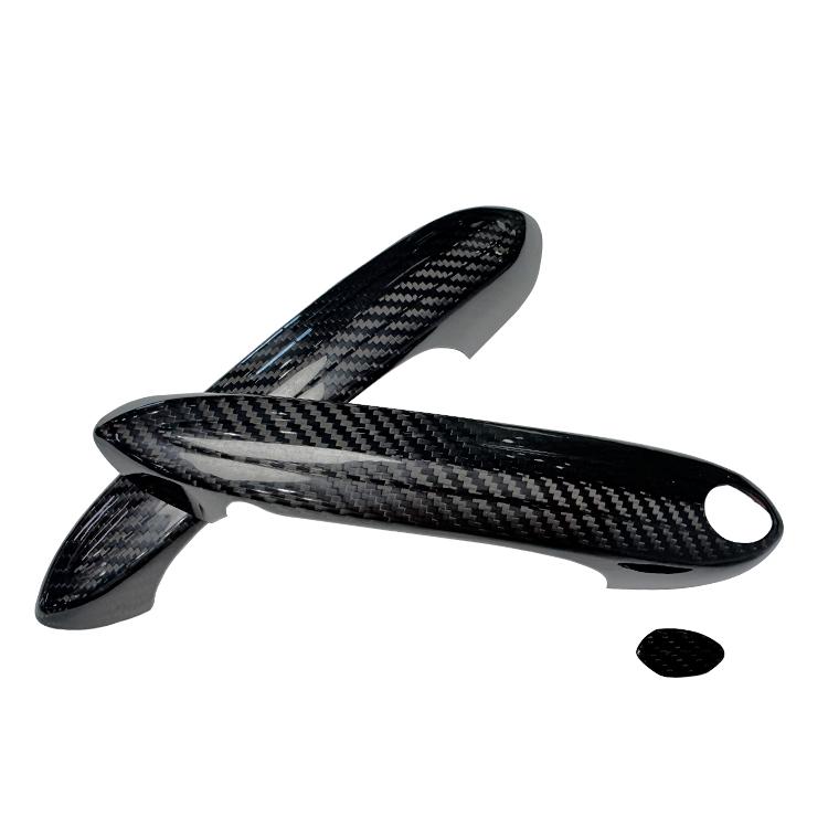 For 2019-2024 BMW Z4 /2019-2023 Toyota Supra True Carbon Fiber Car Exterior Accessories Door Handle Decorative Cover