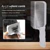 3Pcs/Set Hair Cutting Comb with Silicone Neckline Shaving Template Barber Fade Comb Professional Men Haircut Hairdressing Styling Blending Comb