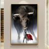 Modern Home Decor Matador Bull Fight Art Painting On Canvas Wall Art Poster And Prints Animal Picture No Frame For Living Room