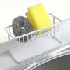 Стеллаж для хранения Полка для слива Держатель для губки Моющаяся полка для раковины Коробка для хранения Пластиковая корзина Аксессуары для кухни и ванной