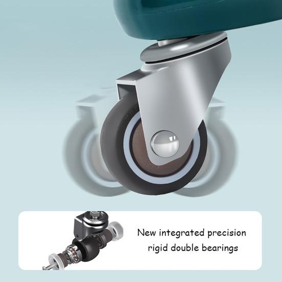 Роликовый тренажер для пресса с ковриком для коленей, вращающийся на 360 градусов, для мужчин и женщин, для тренировок на пресс, с 4 колесами, для домашнего спортзала, фитнеса