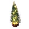 Mini Christmas Tree Colored Lights Realistic Lovely Xmas Trees Wear-resistant Desktop Decoration Table Ornament for Home