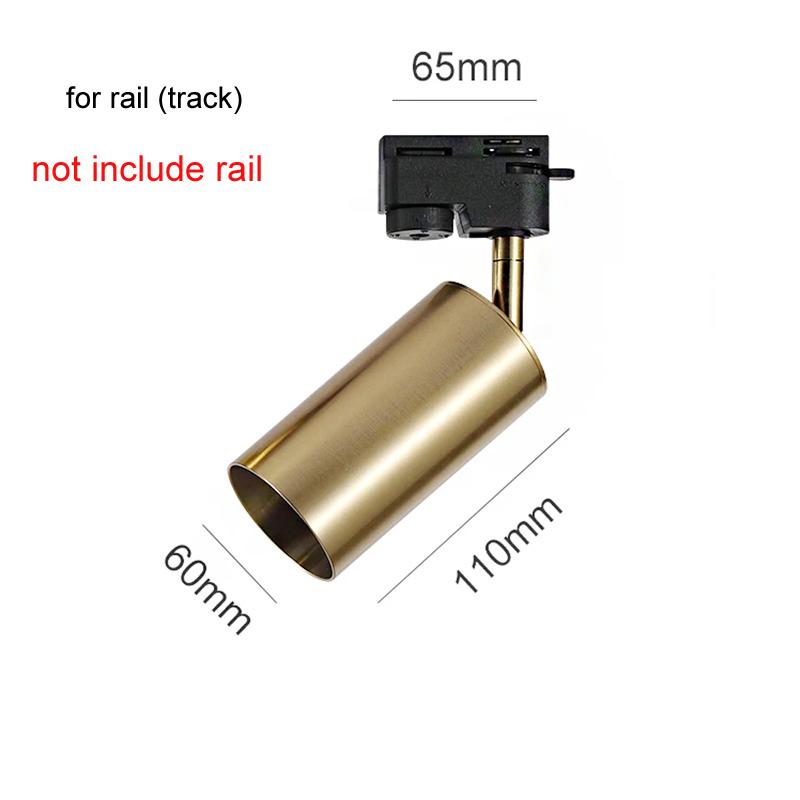 Светодиодный трековый светильник GU10, алюминиевый потолочный светильник, современный золотой трековый светильник, светильник для магазина одежды, потолочные светильники