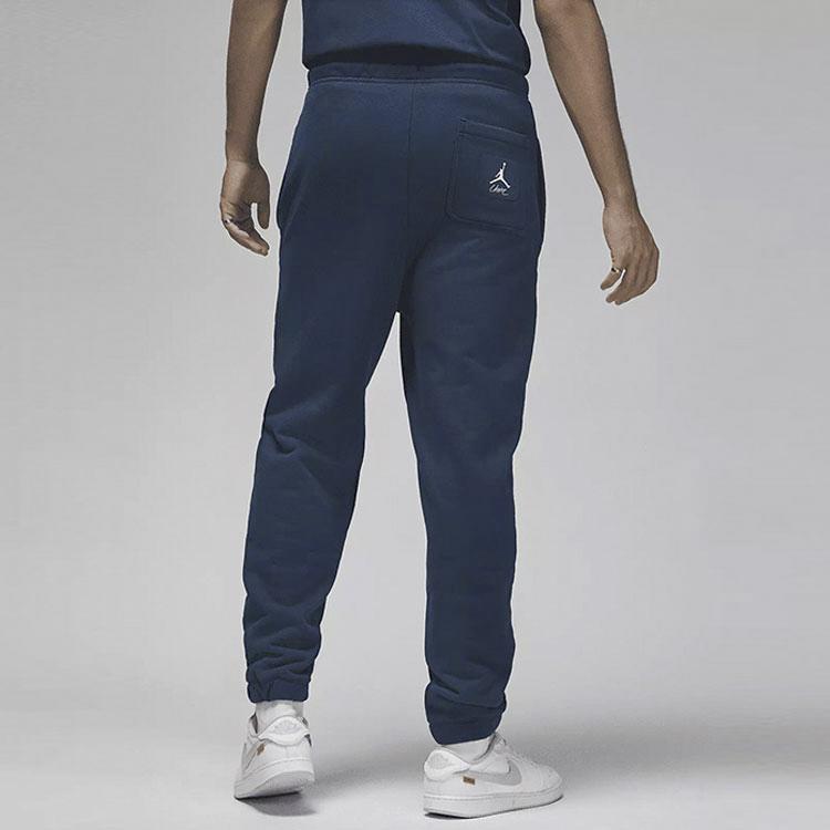 Jordan Union Collaboration Series Solid Logo Joggers With Drawstring Unisex Bottoms Midnight-Blue DV7337-419