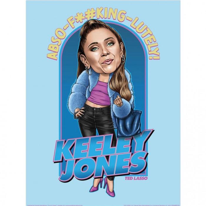 Ted Lasso Bobble Head Keeley Jones Print