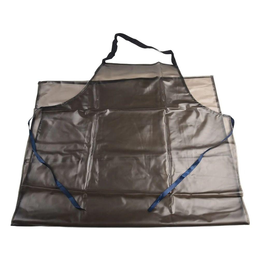 Heat-Resistant TPU Oil Resistant Apron Extra Wide Shoulder Straps Wash Shop Bib Butchery