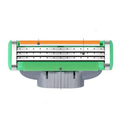 Лезвия для бритья, 3 лезвия, безопасная бритва, опасная бритва, трехслойное лезвие для бритья