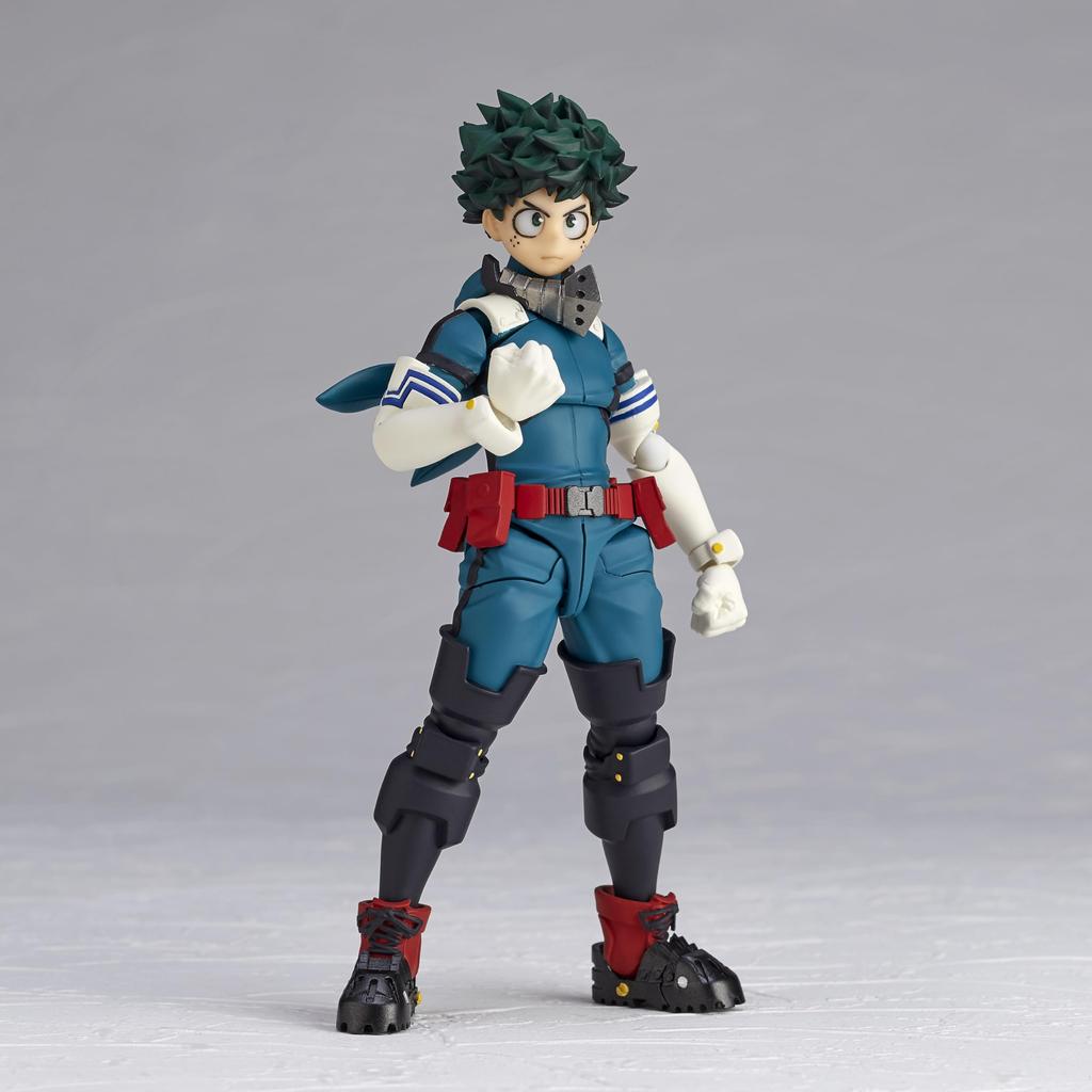 Kaiyodo Revoltech Amazing Yamaguchi My Hero Academia Izuku Midoriya Высота 150 мм, окрашенная подвижная фигурка, приблизительная. ПВХ и АБС без масштаба