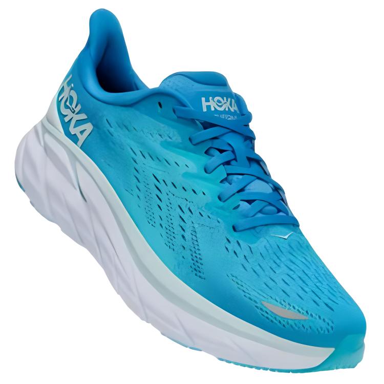 HOKA Clifton 8 Ibiza Blue Мужские кроссовки Scuba-Blue 1119393-IBSB