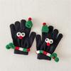 Christmas Party Gloves for Various Ages Soft Knitted Gloves Lovely Festival Theme Hand Gloves/Socks for Family Member