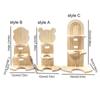 Wooden Hamster Water Bottle Holder Adjustable Pet Water Bottle Stand  for Cage