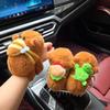 Cute Plush Capybara Slap Bracelets Cartoon Stuffed Dolls Animal Clap Ring Huggers Slap Toy Kids Gift