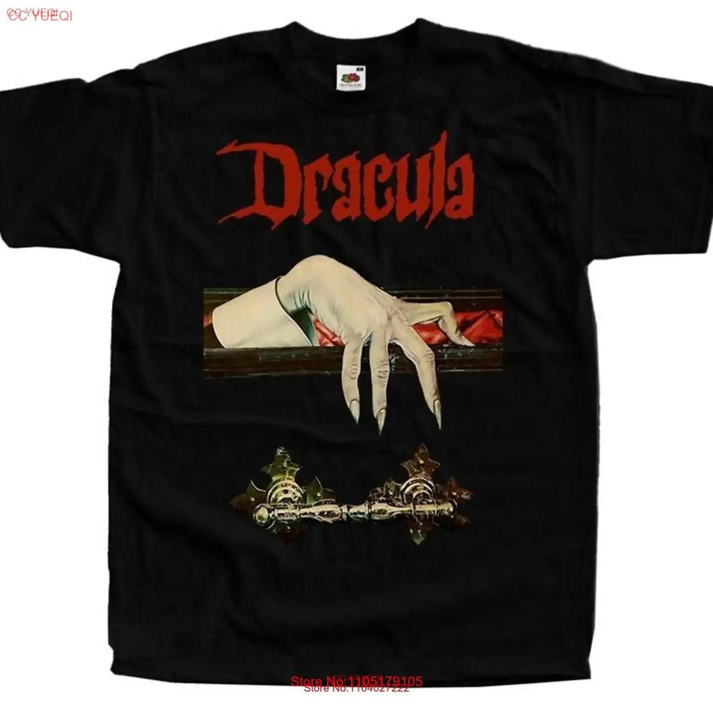 Dracula V44 Horror Poster T Shirt All Sizes S 5xl Cotton Vintage Breathable Streetwear Versatile Stretched Graphic