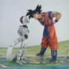 Студия JT В том же стиле Гоку и Фриза Зрительный контакт фигурки dragon ballz аниме Кунг-фу Красивый ПВХ Мини горячая модель Красивый Подарок Игрушки