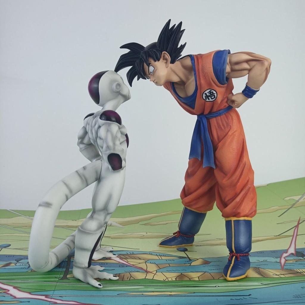 Студия JT В том же стиле Гоку и Фриза Зрительный контакт фигурки dragon ballz аниме Кунг-фу Красивый ПВХ Мини горячая модель Красивый Подарок Игрушки