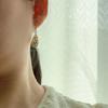 Grace Hollow Out Filligree Vine Tree of Life Teardrop Hook Drop Dangle Earrings For Women Girls Brass Gold Color Jewelry Aros