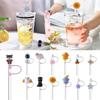 Airtight Straw Tip Covers Silicone Drinking Dustproof Cap Creative Straw Plug Cup Accessories