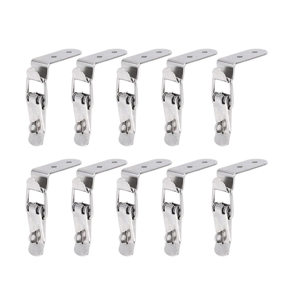 Duckbill Hook Lock Spring Loaded Clip Stainless Steel Latch Chest Lock